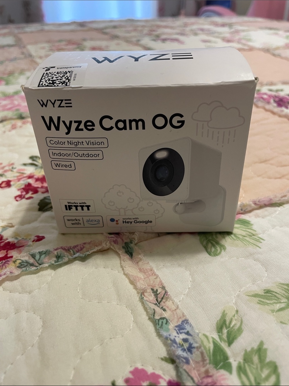Wyze Wyze Cam OG White Wired Indoor/Outdoor Security Camera Box